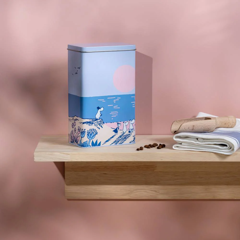 Moomin Sunset Coffee Jar Blue