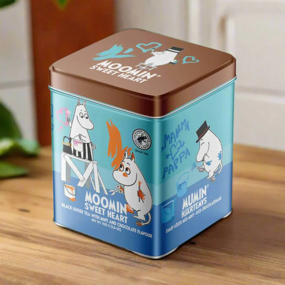 Moomin Sweet Heart Tea Mint and Chocolate & Tin - Image 3