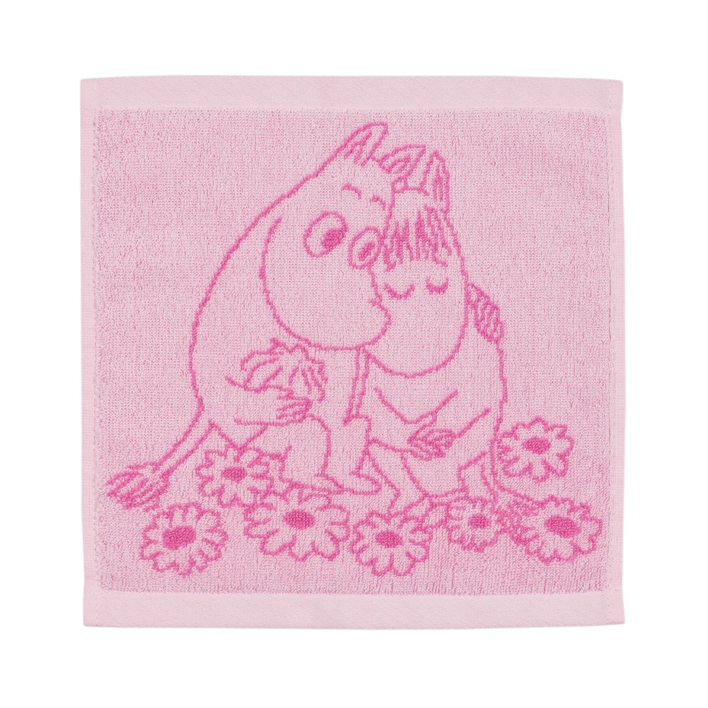 Moomin Sweethearts Hand Towel 25x25 Pink
