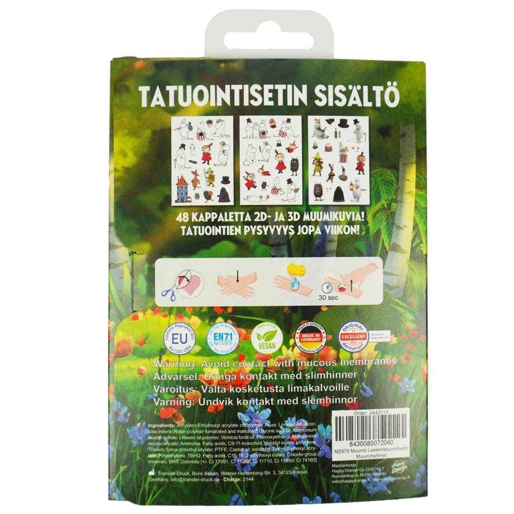 Moomin Tattoo 48-set - Image 4