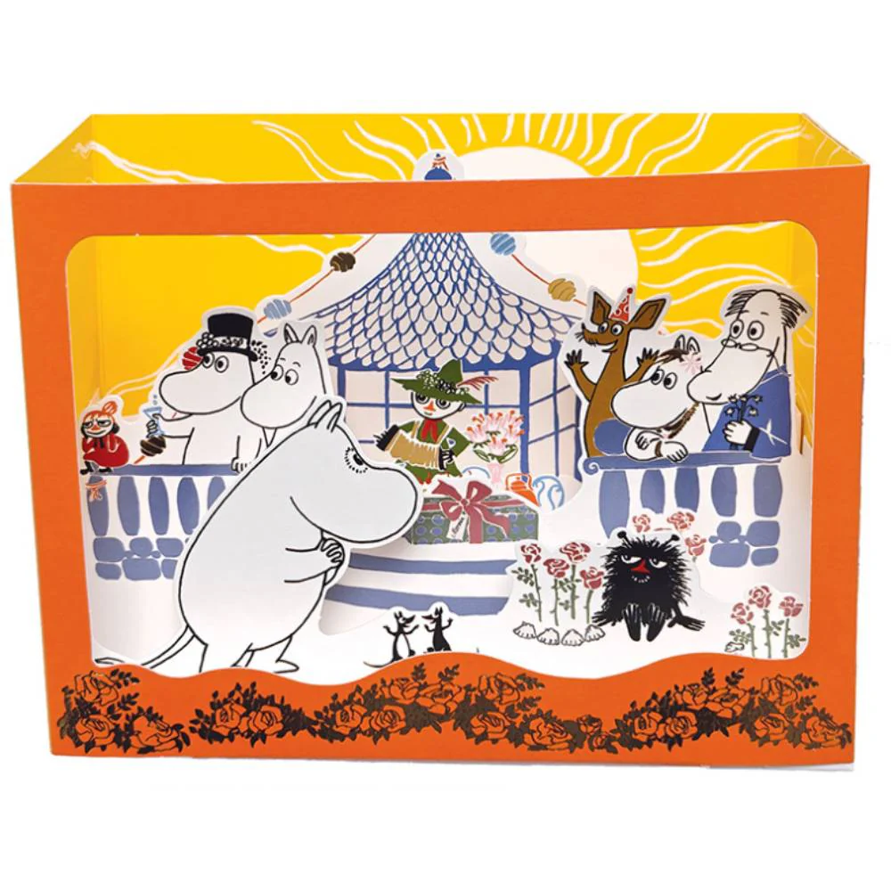 Moomin Festive Theatre Card 3D