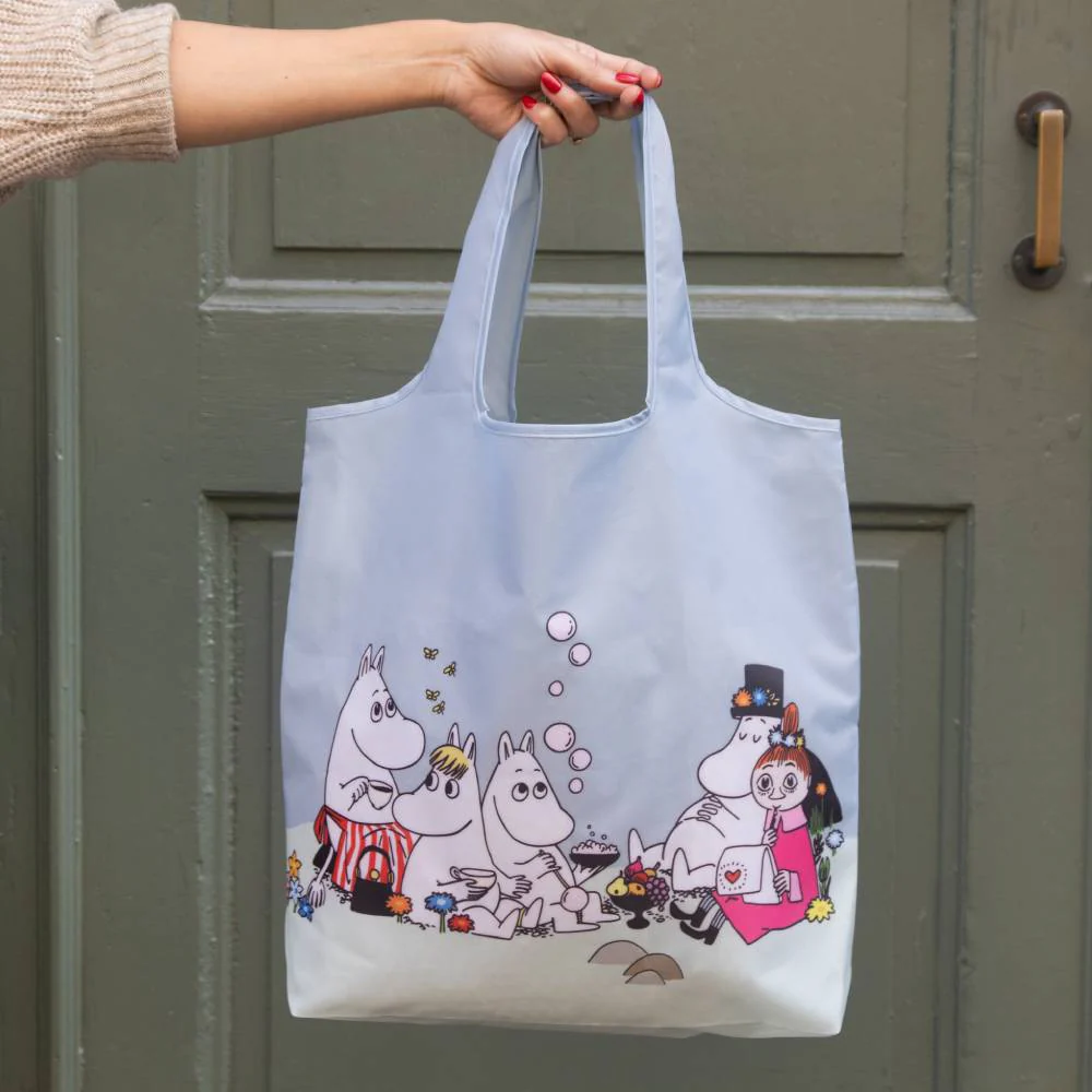 Moomin Together Shopping Bag Blue