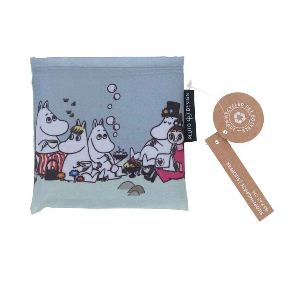 Moomin Together Shopping Bag Blue - Image 3