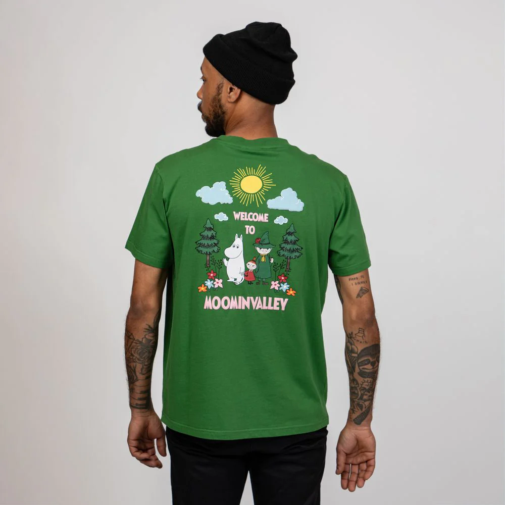 Moomin Welcome T-shirt Green