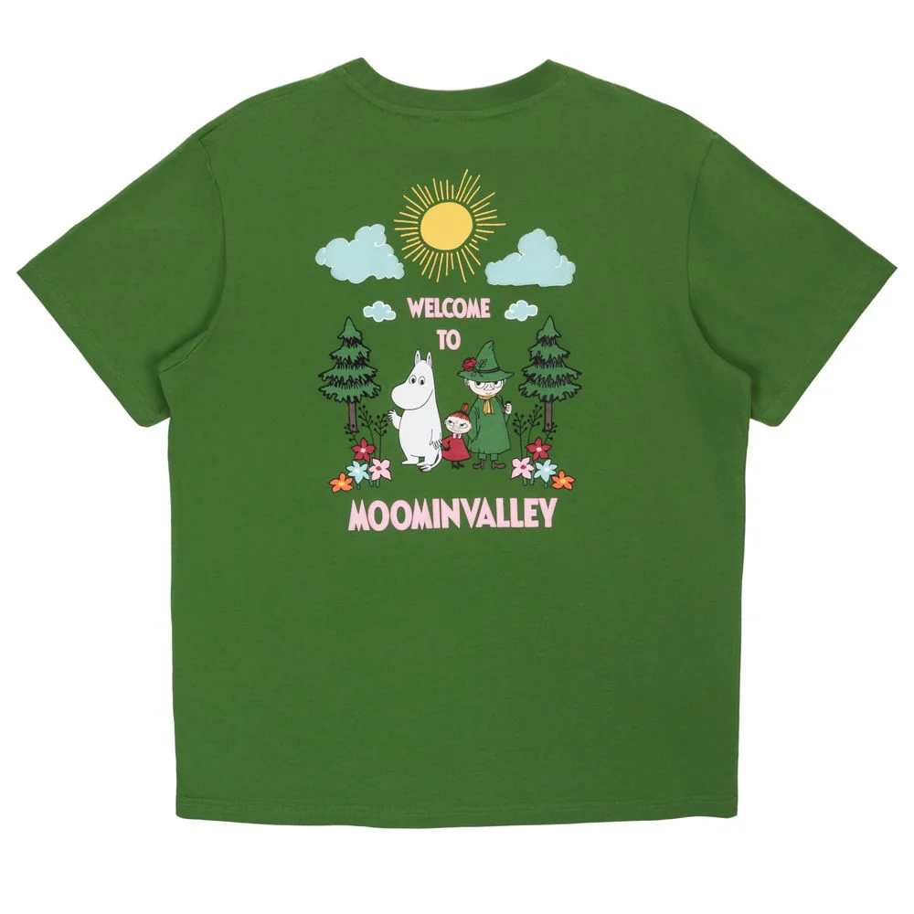 Moomin Welcome T-shirt Green - Image 3