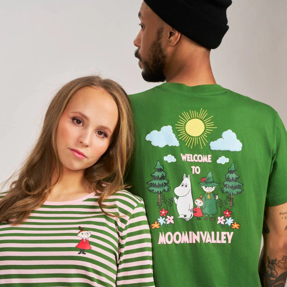 Moomin Welcome T-shirt Green - Image 6