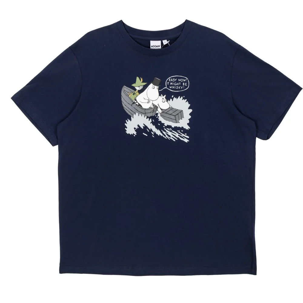 Moomin Whisky T-shirt Darkblue - Image 2