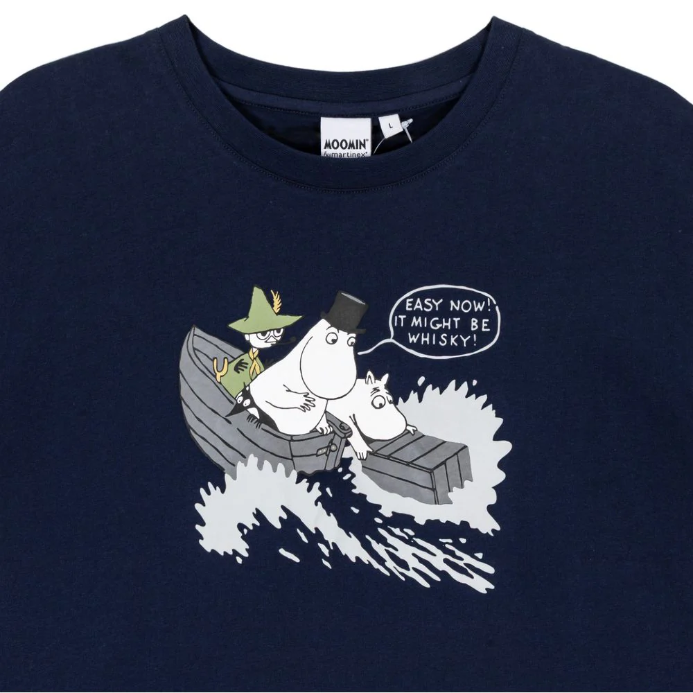 Moomin Whisky T-shirt Darkblue - Image 3