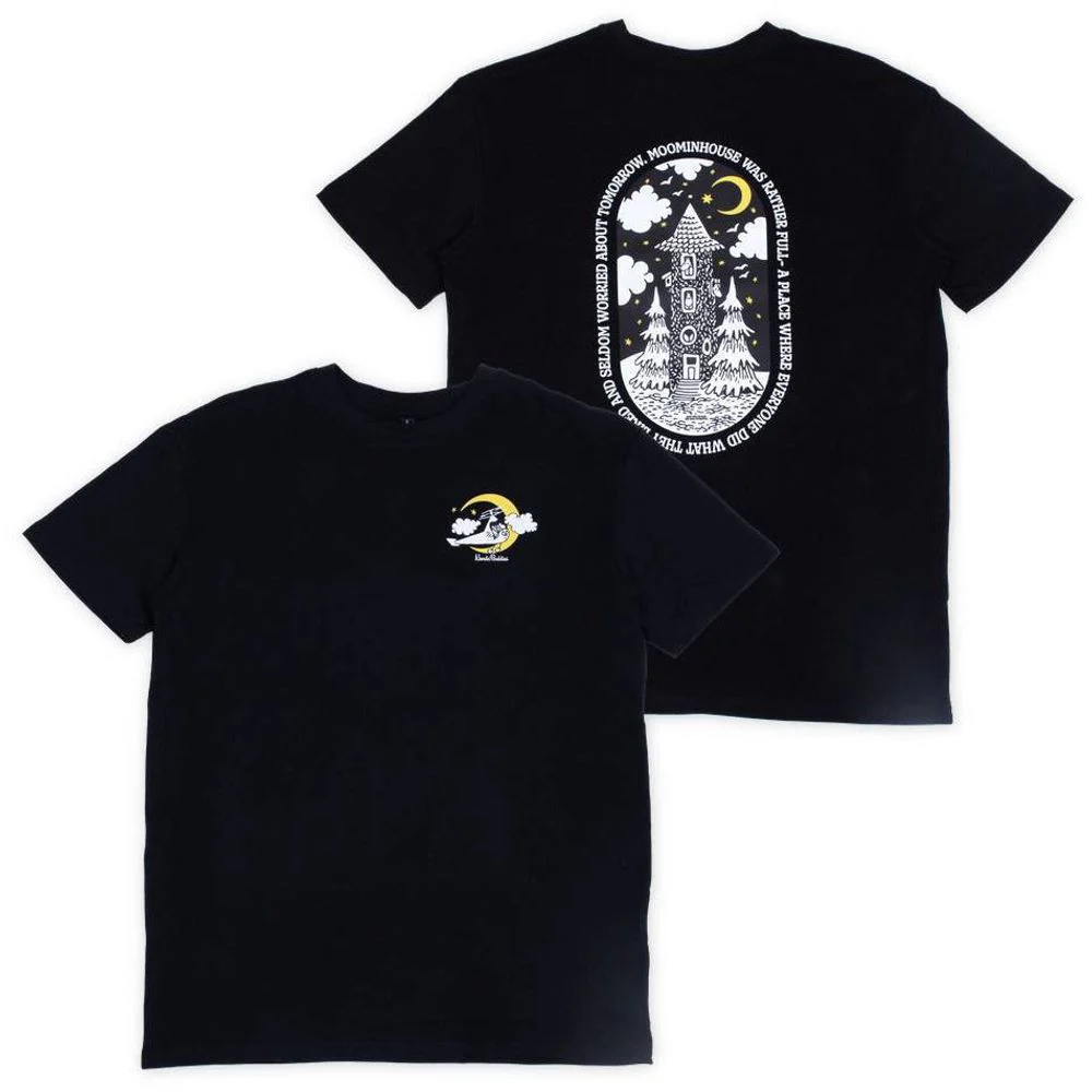 Moominhouse T-shirt Black - Image 2