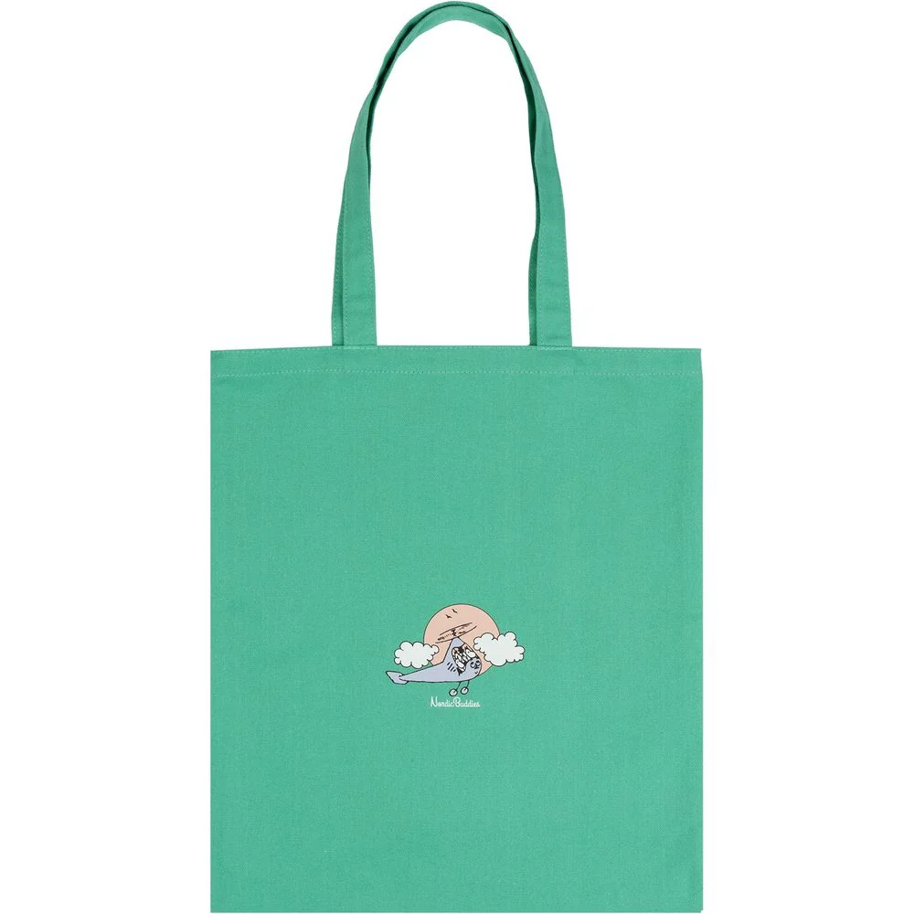 Moominhouse Tote Bag Green - Image 2