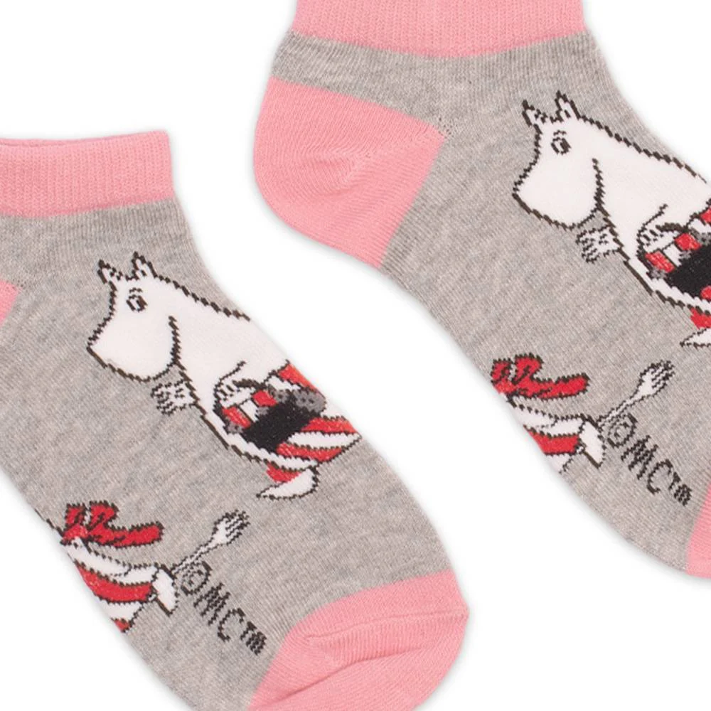 Moominmamma Ankle Socks 36-42 Grey - Image 3