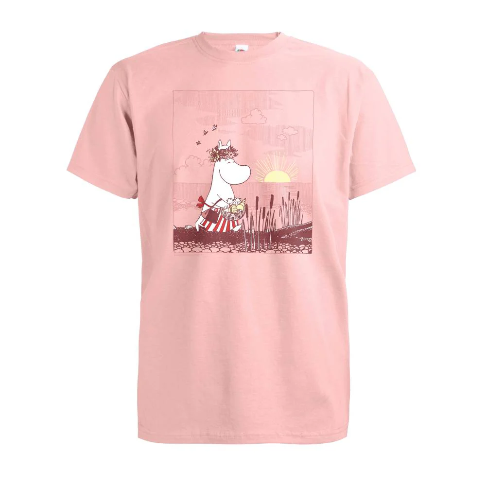 Moominmamma Beach T-shirt Pink - Image 2