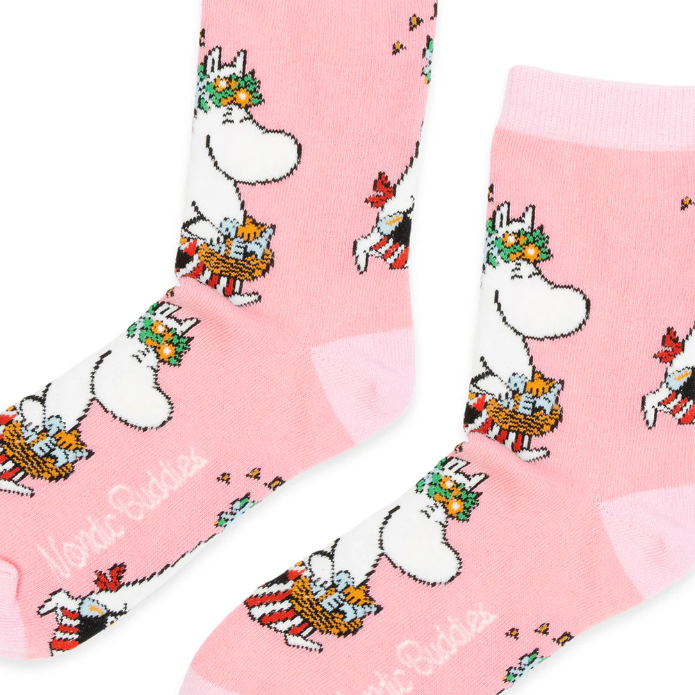 Moominmamma Errands Socks 36-42 Pink - Image 2