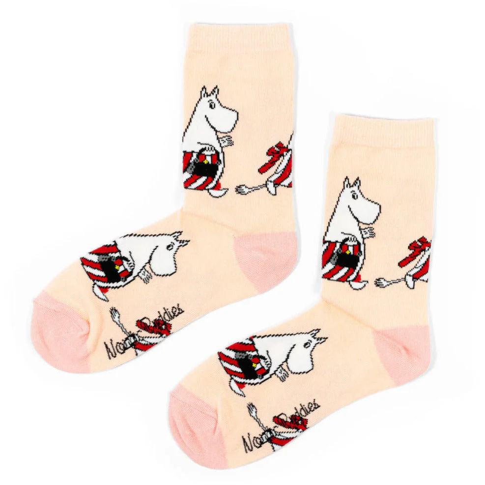 Moominmamma on Errands Socks Pink 36-42