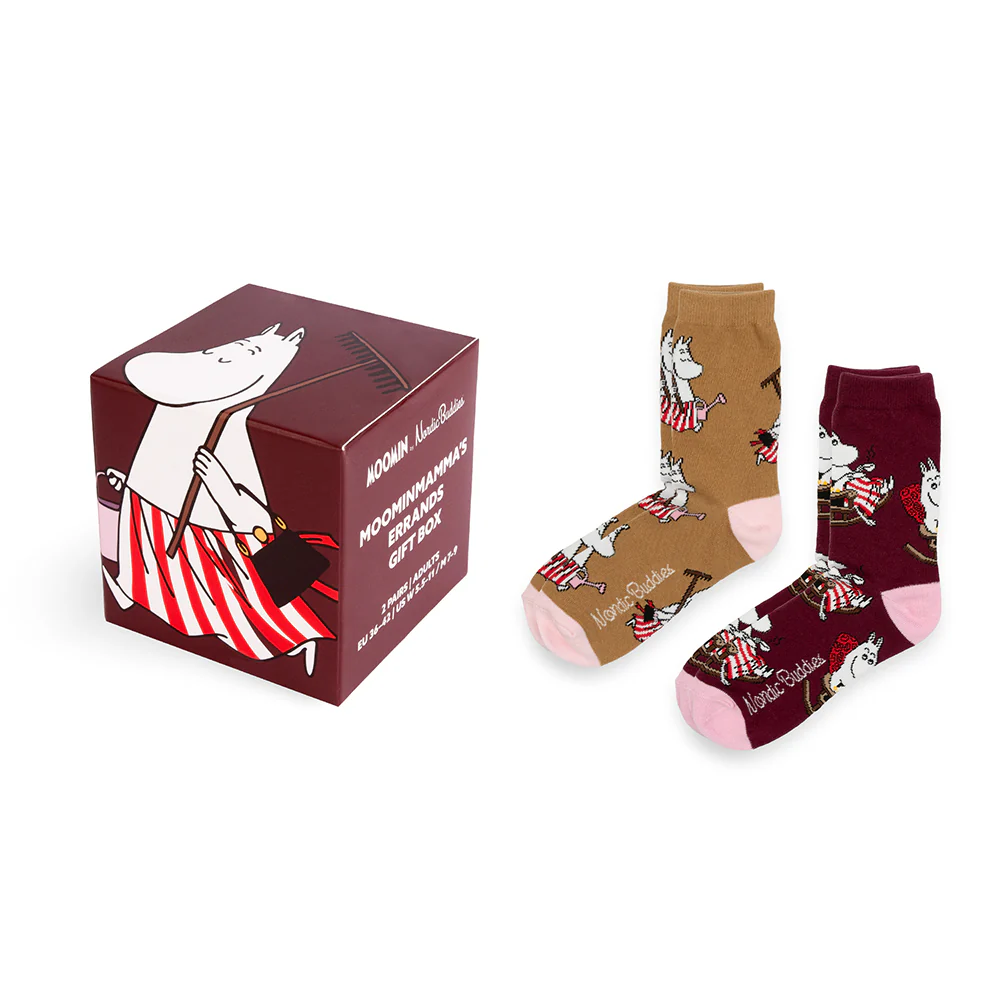 Moominmamma Sock 36-42 Gift Box 2-set