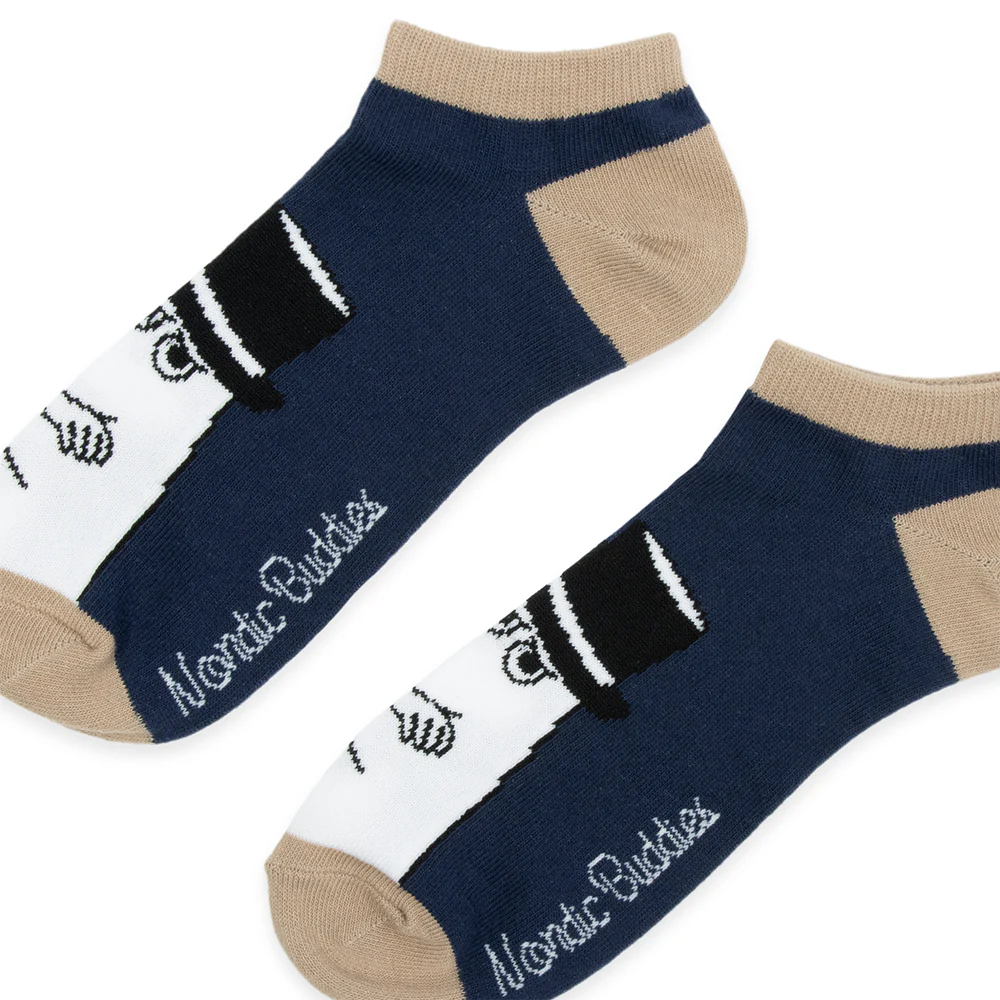 Moominpappa Ankle Socks 40-45 Darkblue - Image 2
