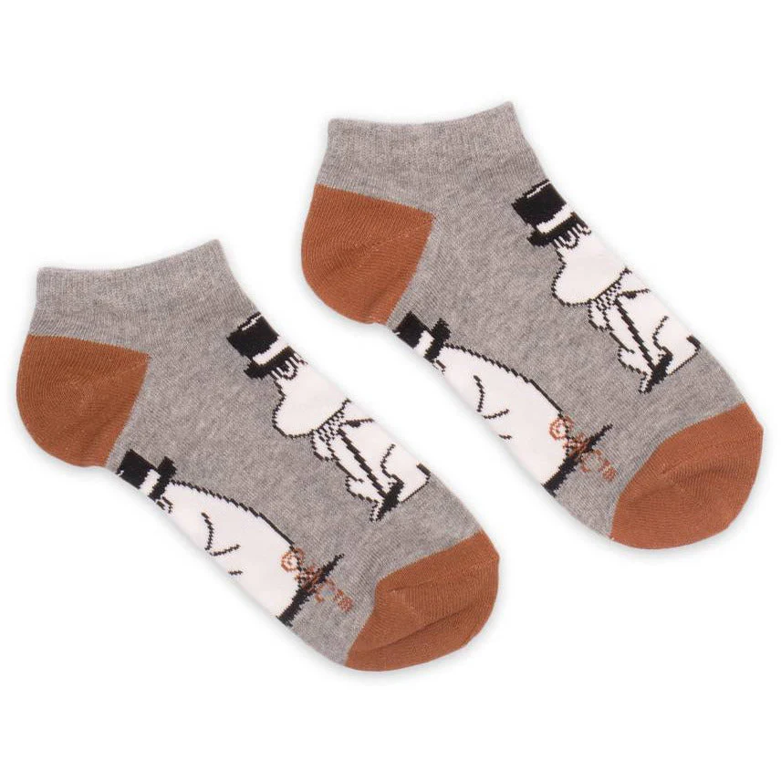 Moominpappa Ankle Socks 40-45 Grey - Image 2