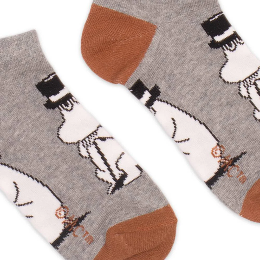 Moominpappa Ankle Socks 40-45 Grey - Image 3