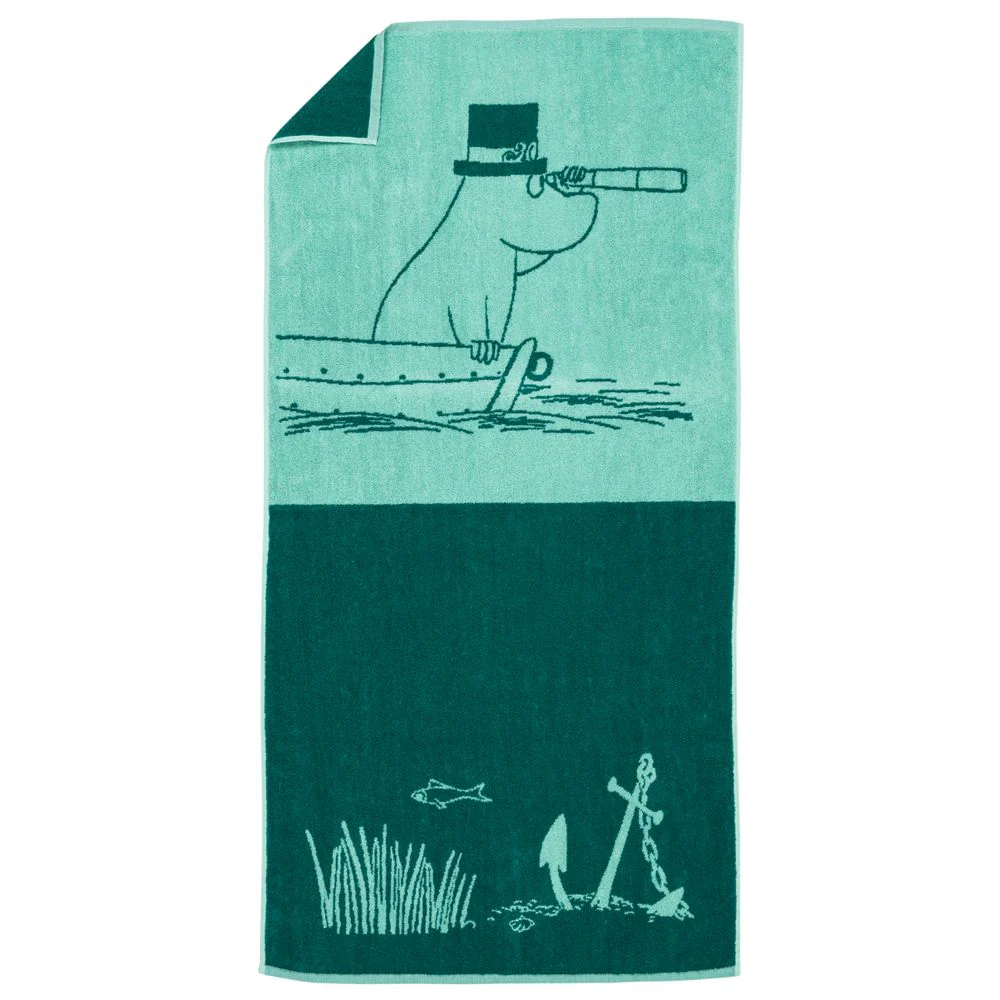 Moominpappa Bath Towel 70x140 Teal
