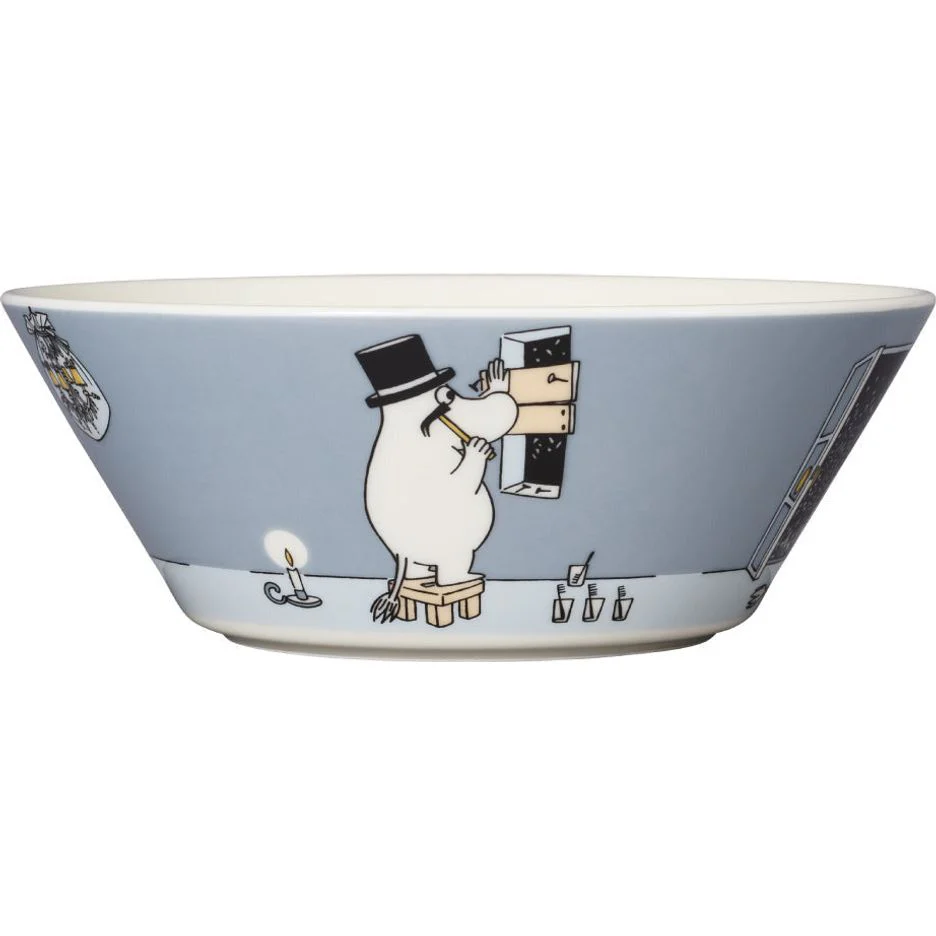 Moominpappa Bowl Grey 15cm Grey