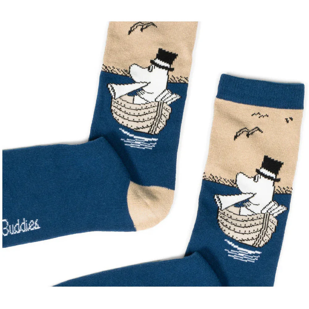 Moominpappa Fishing Socks 40-45 Blue - Image 2