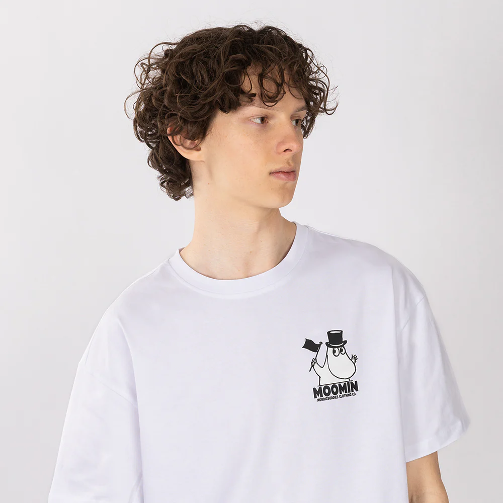 Moominpappa Flag T-shirt White - Image 6