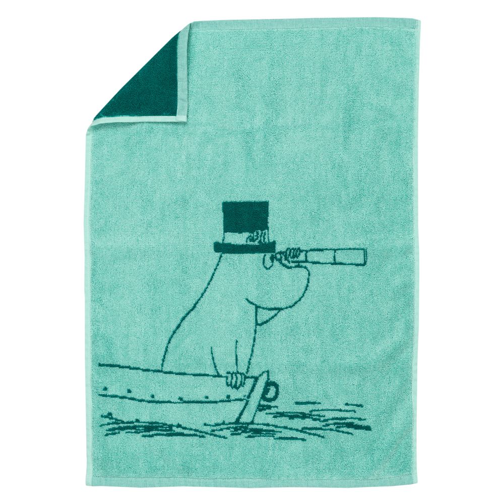 Moominpappa Hand Towel 50x70 Teal