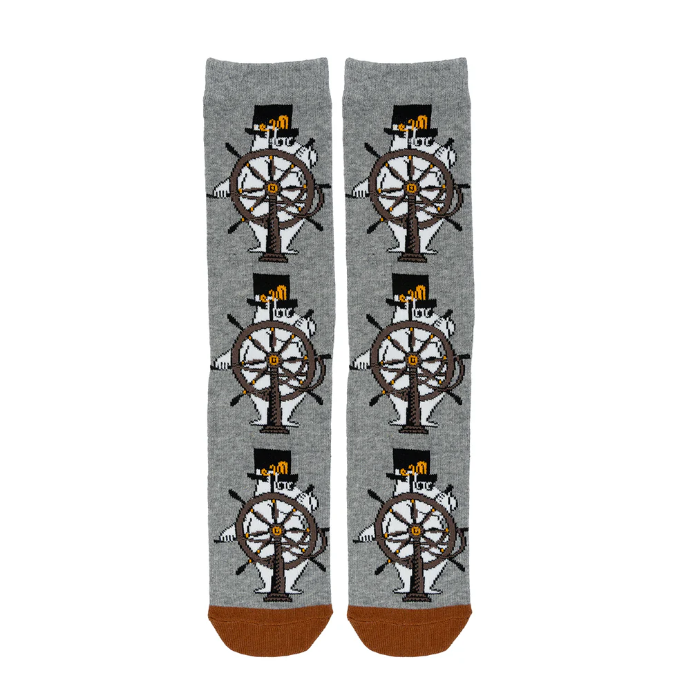 Moominpappa Helm 40-45 Socks Grey - Image 2