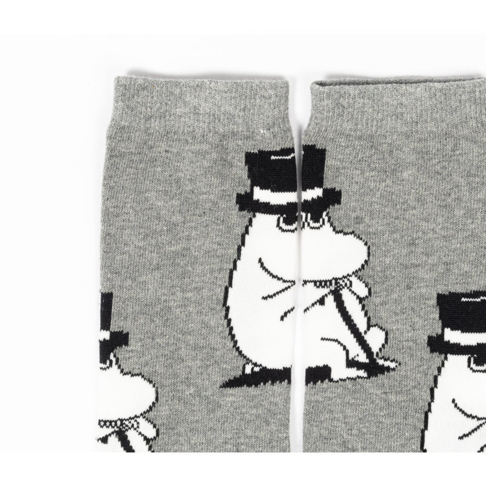 Moominpappa Thinking Socks 40-45 Grey - Image 2