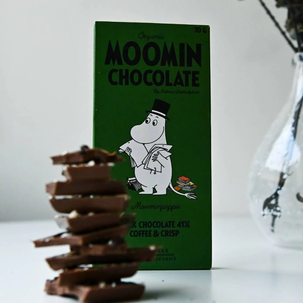 Moominpappa Milk Chocolate with Coffee & Crisp 70g - Image 4