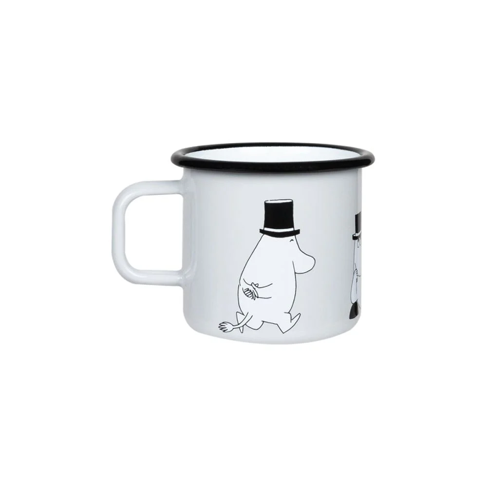 Moominpappa Retro Mug 3,7dl Grey - Image 4