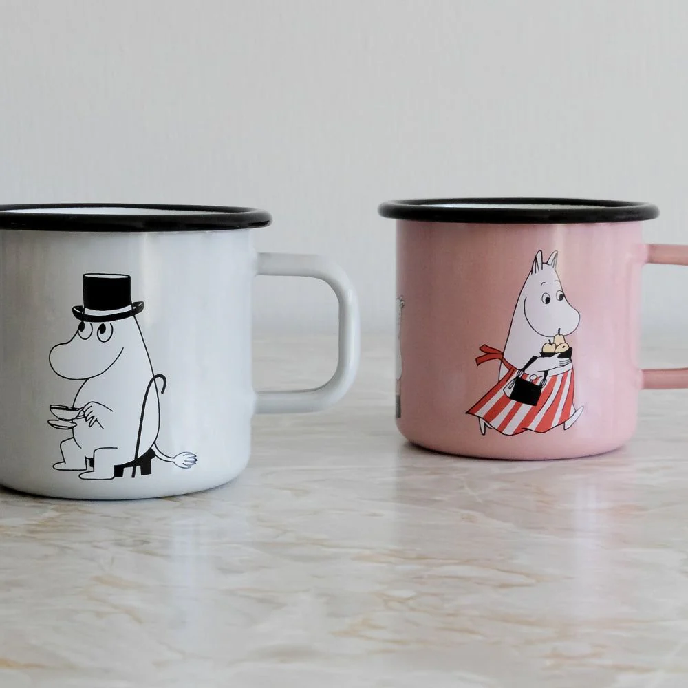 Moominpappa Retro Mug 3,7dl Grey - Image 5