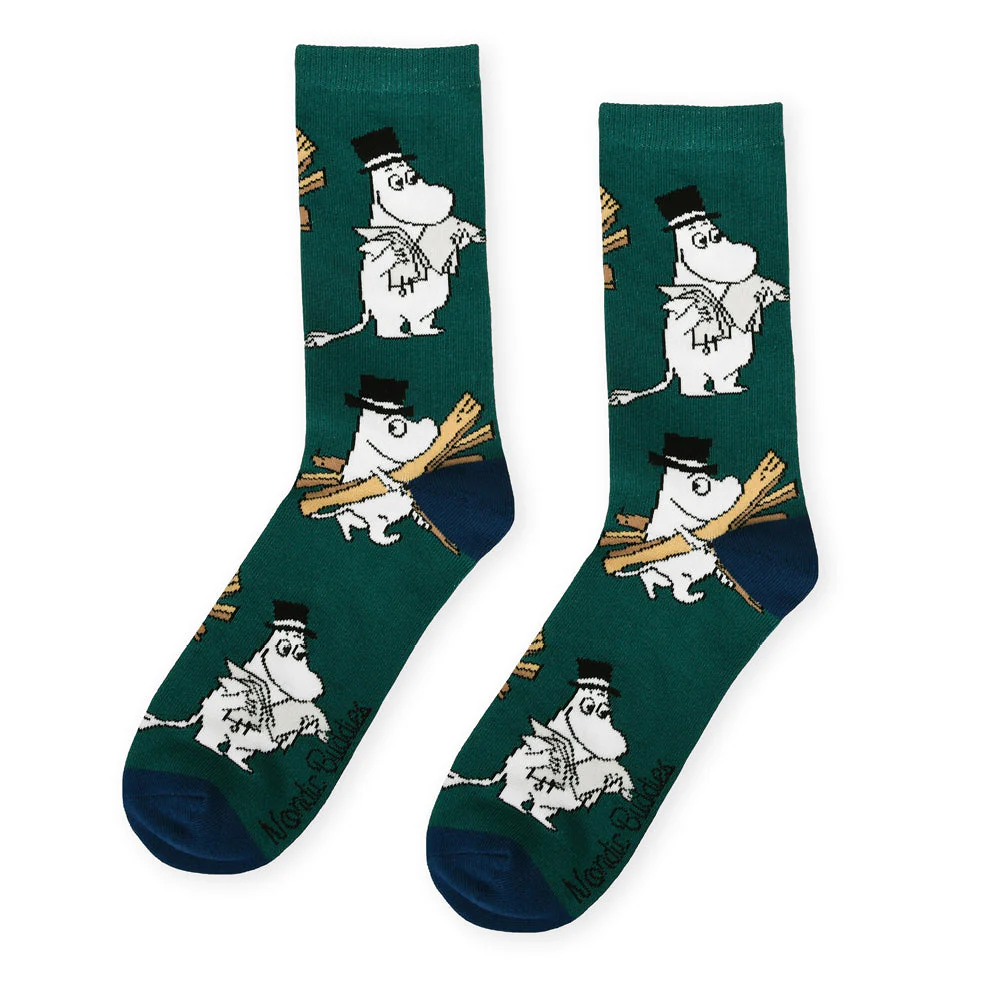 Moominpappa Socks 40-45 Green