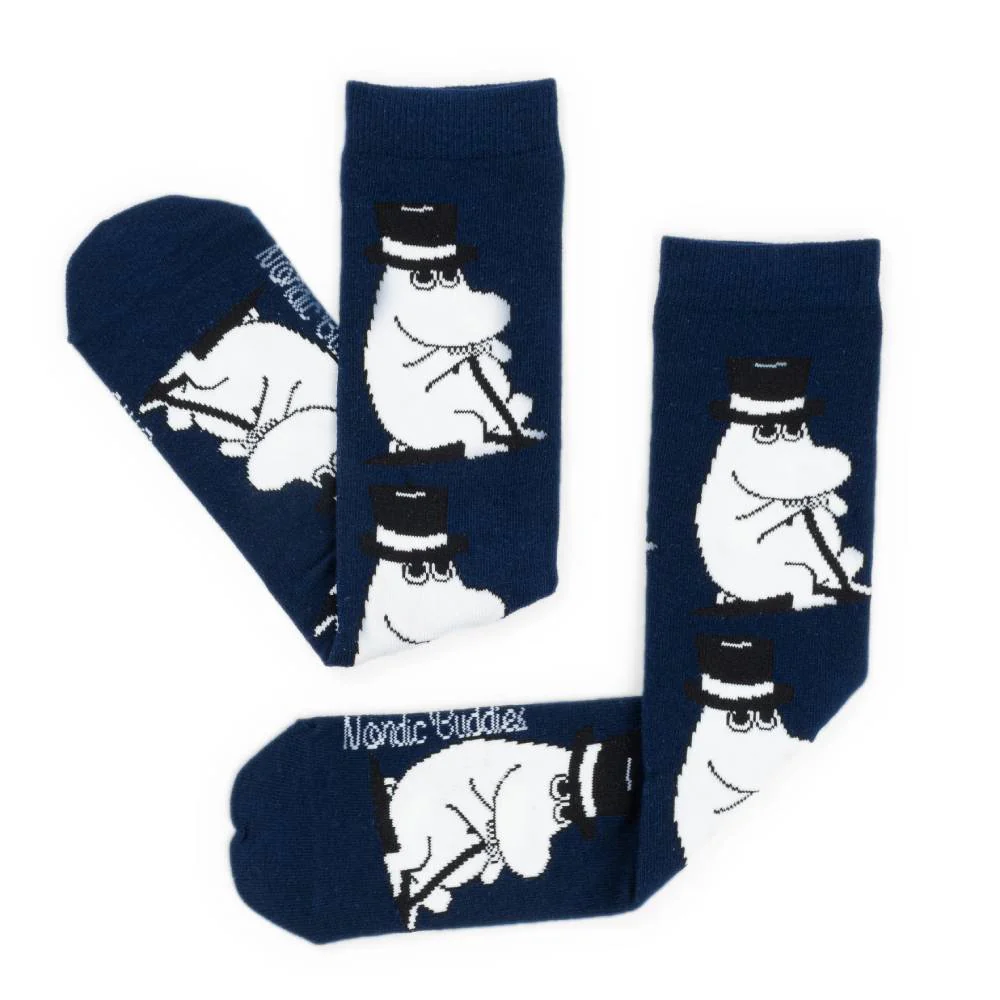 Moominpappa Socks 40-45 Navy
