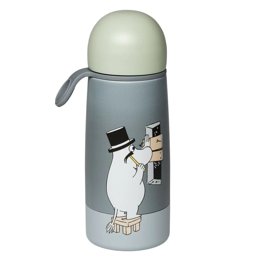 Moominpappa Thermal Bottle 0.45L Grey - Image 2