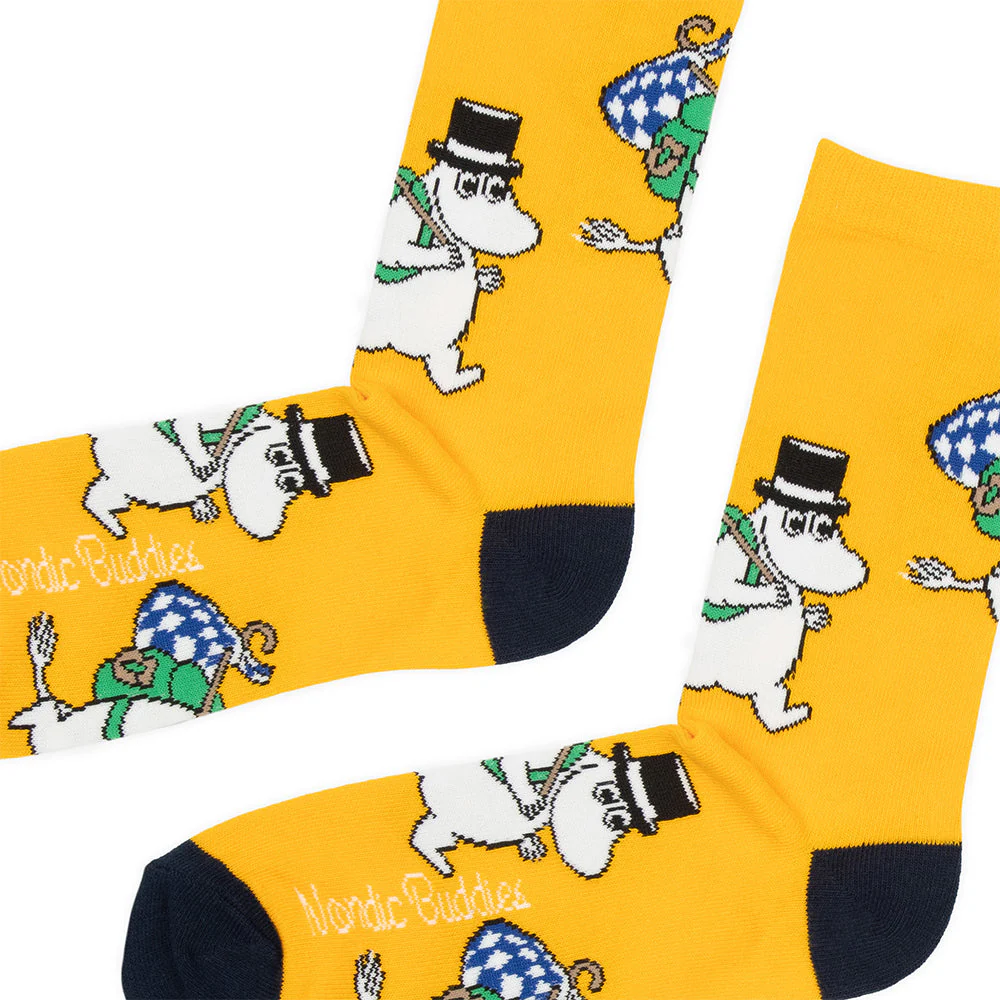 Moominpappa Traveling Socks 40-45 Yellow - Image 2