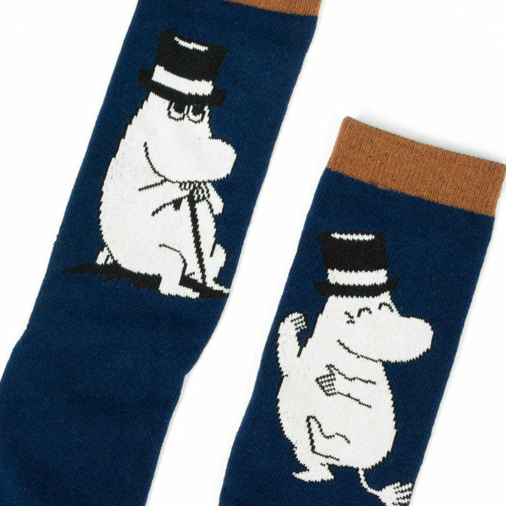 Moominpappa Wondering Socks Navy Blue 40-45 - Image 2