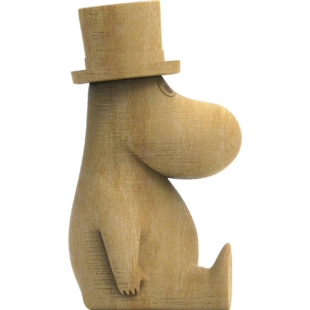 Moominpappa Wooden Figurine 10cm - Image 2