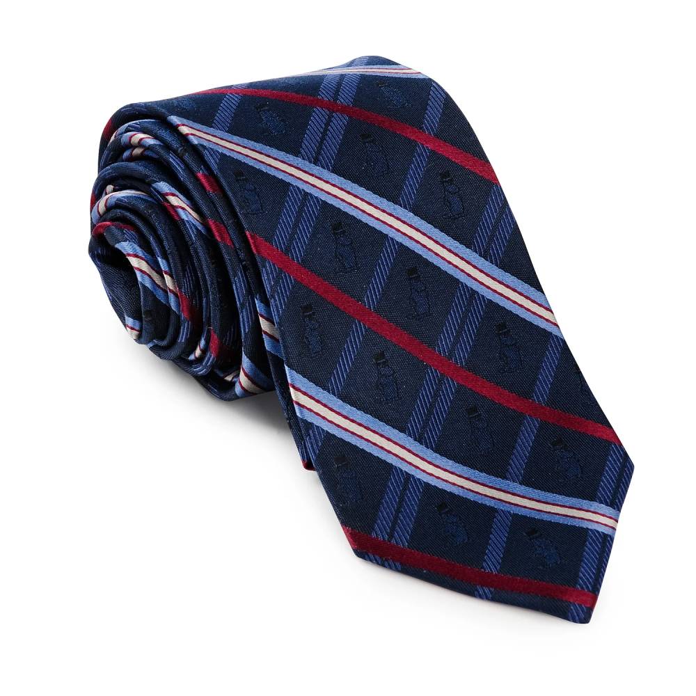 Moominpappa Woven Silk Tie Darkblue