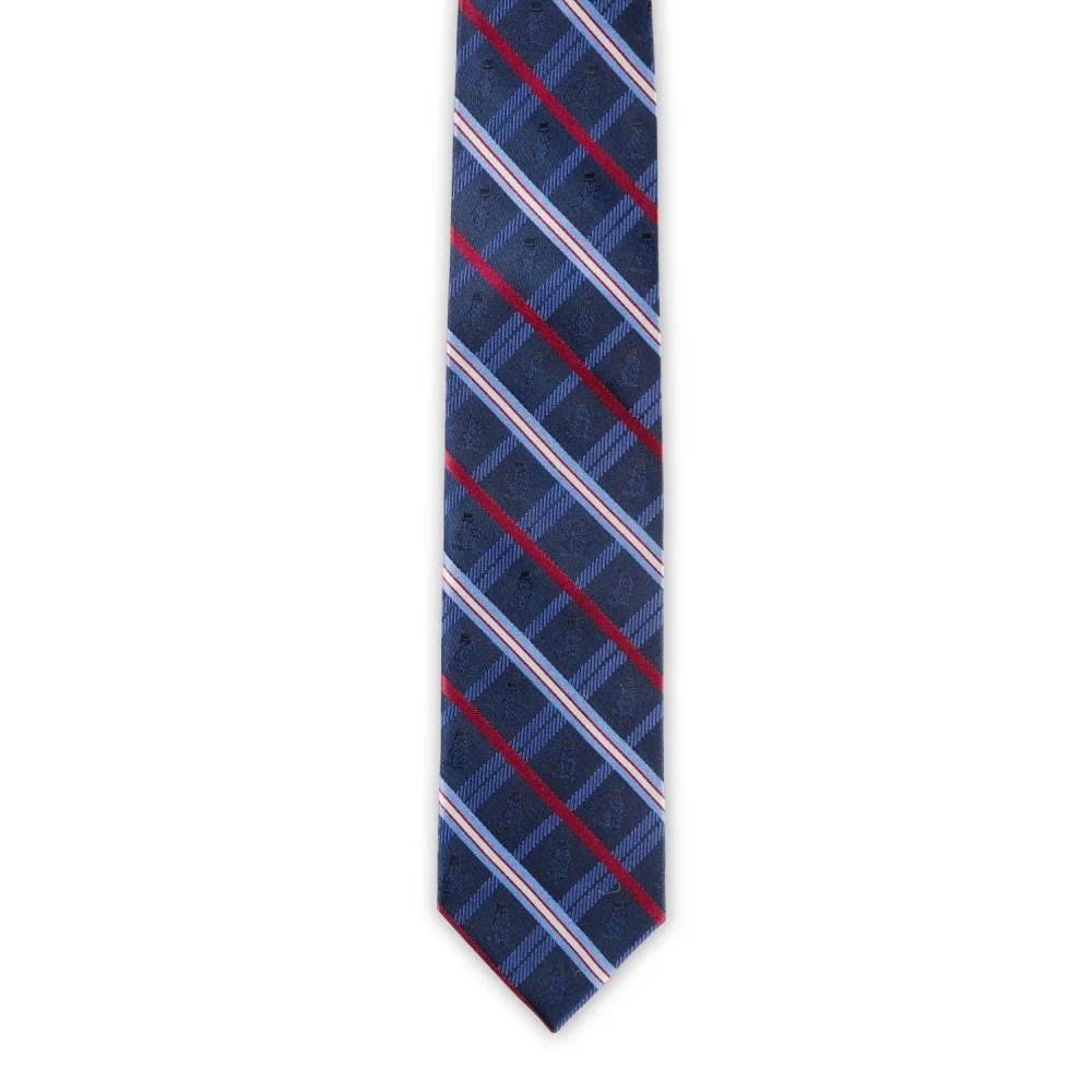 Moominpappa Woven Silk Tie Darkblue - Image 2