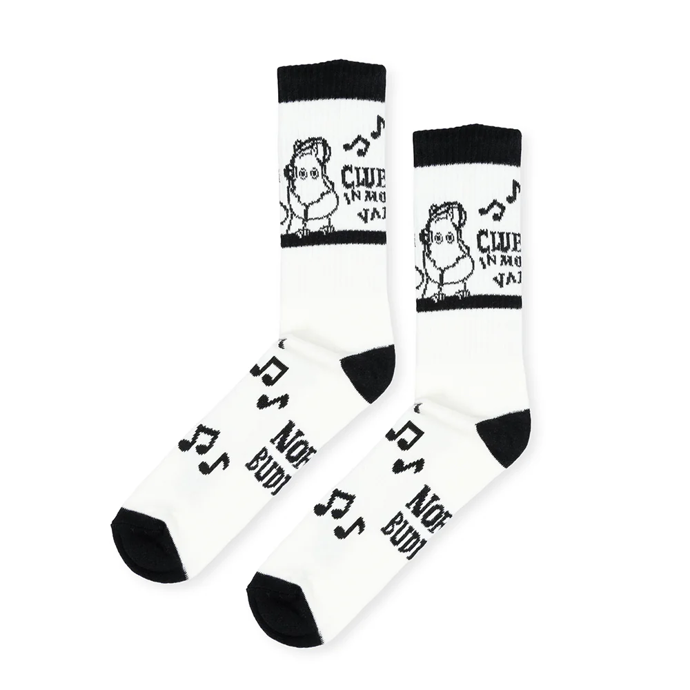 Moomin Club Life Active Socks 40-45 B&W - Image 2