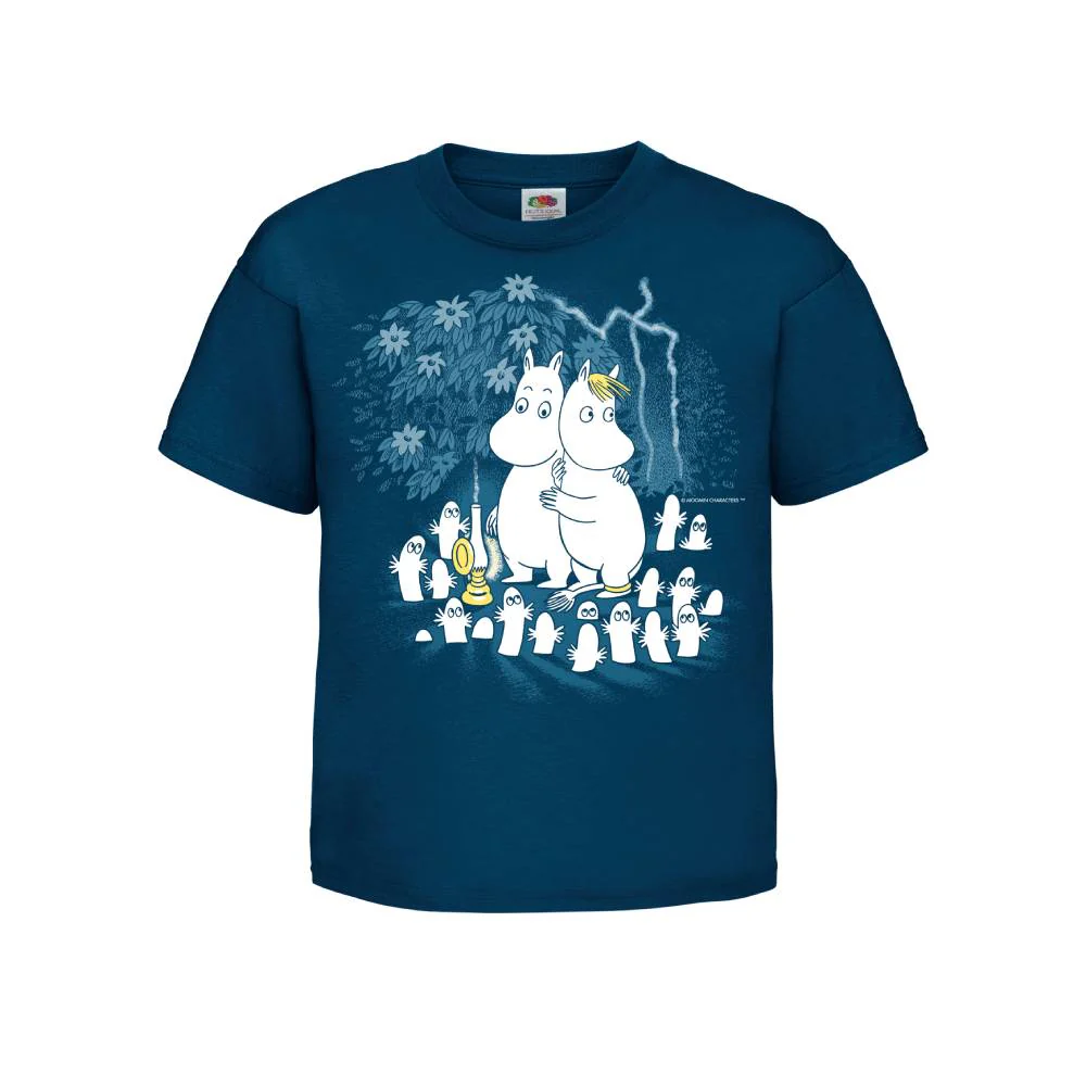 Moomins & Hattifatteners Kids T-shirt Blue - Image 2