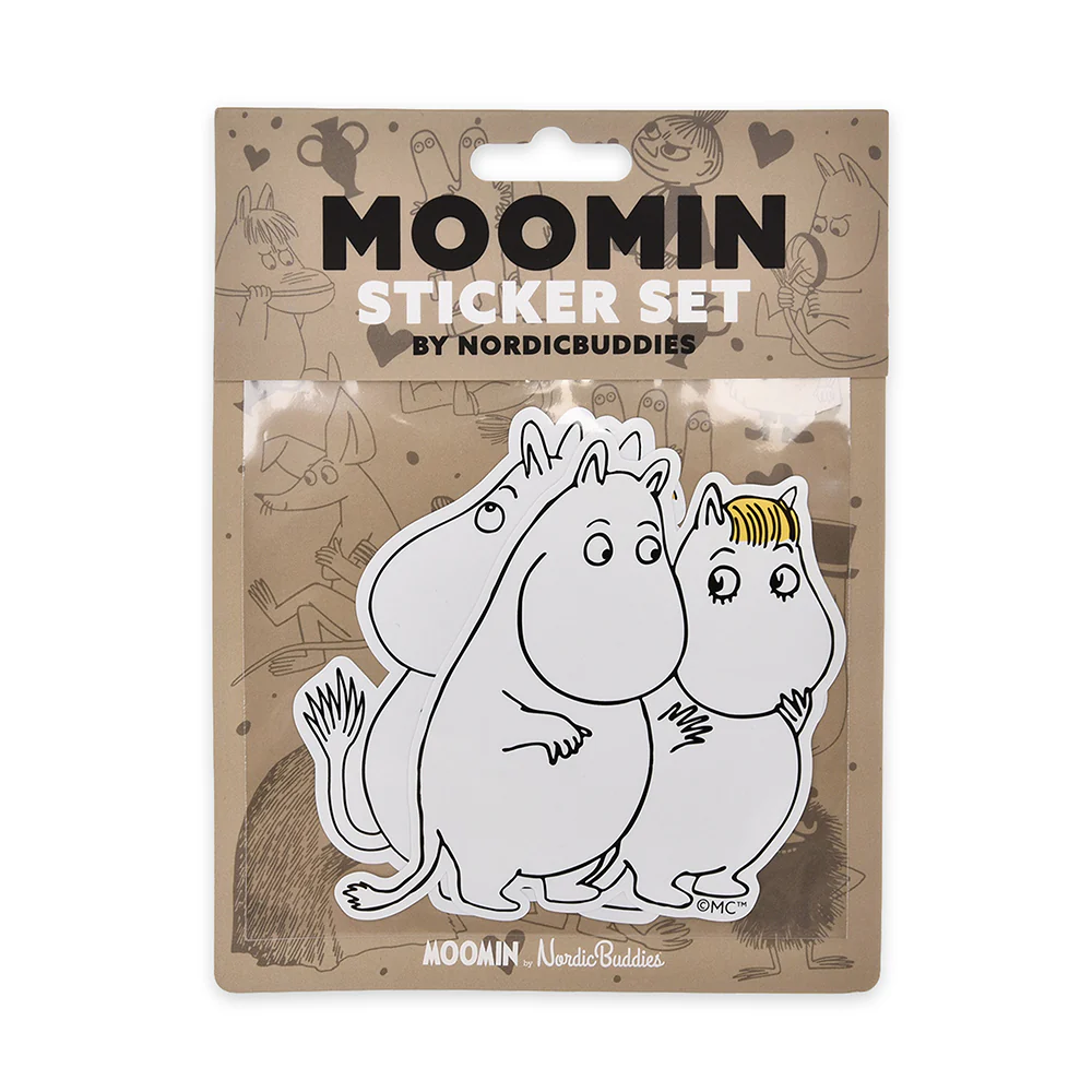 Moomintroll & Snorkmaiden Love XL Stickers 2-set - Image 3