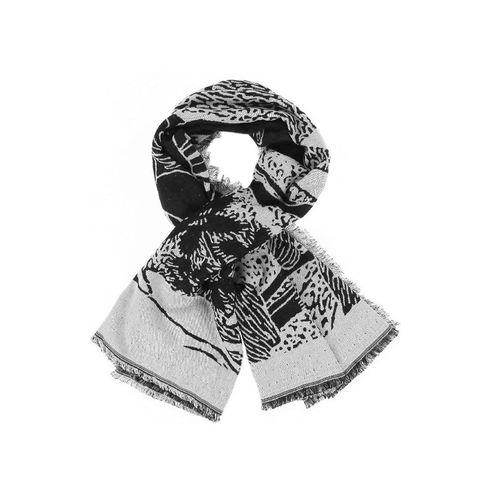 Moomin Midsummer Madness Scarf B&W - Image 3