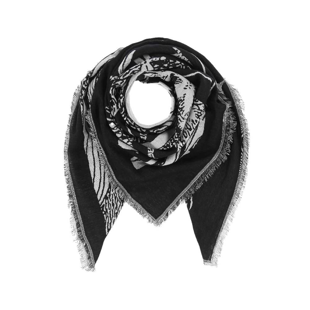 Moomin Midsummer Madness Scarf B&W - Image 4