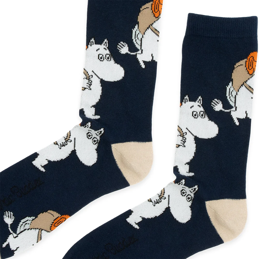 Moomintroll Adventure Socks 40-45 Darkblue - Image 2
