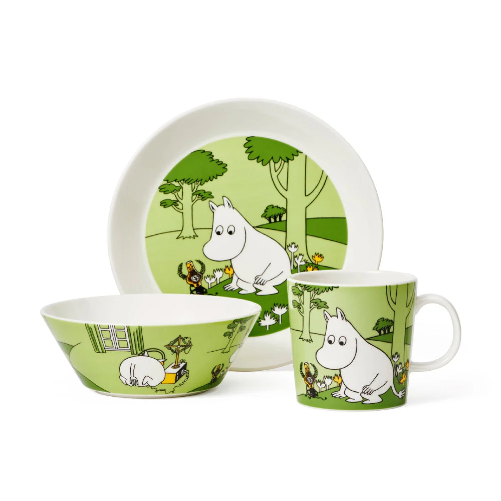 Moomintroll Bowl 15cm Green - Image 3