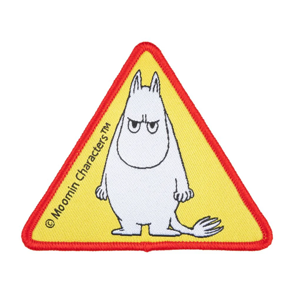 Moomintroll Anger Patch Yellow