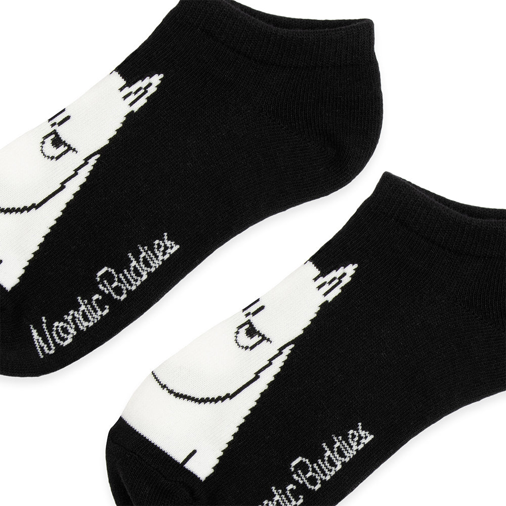 Moomintroll Angry Ankle Socks 36-42 Black - Image 2
