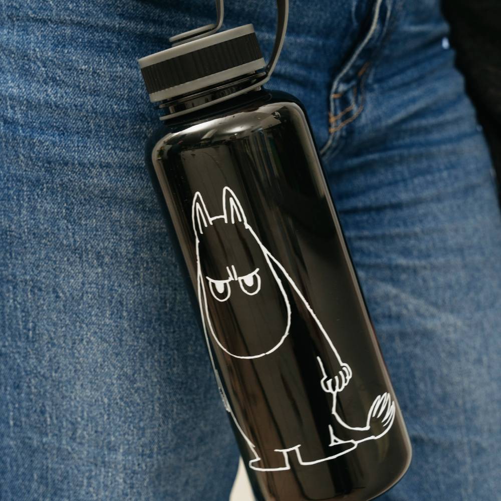 Moomintroll Angry Bottle 1l Black - Image 6